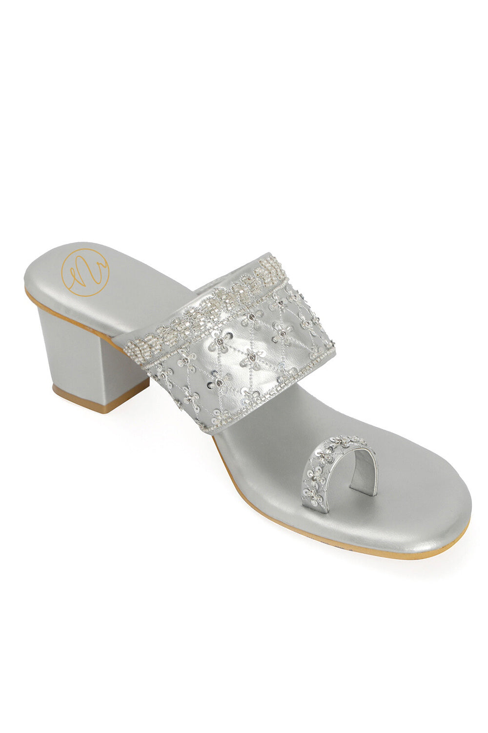 Rehana Silver Heels