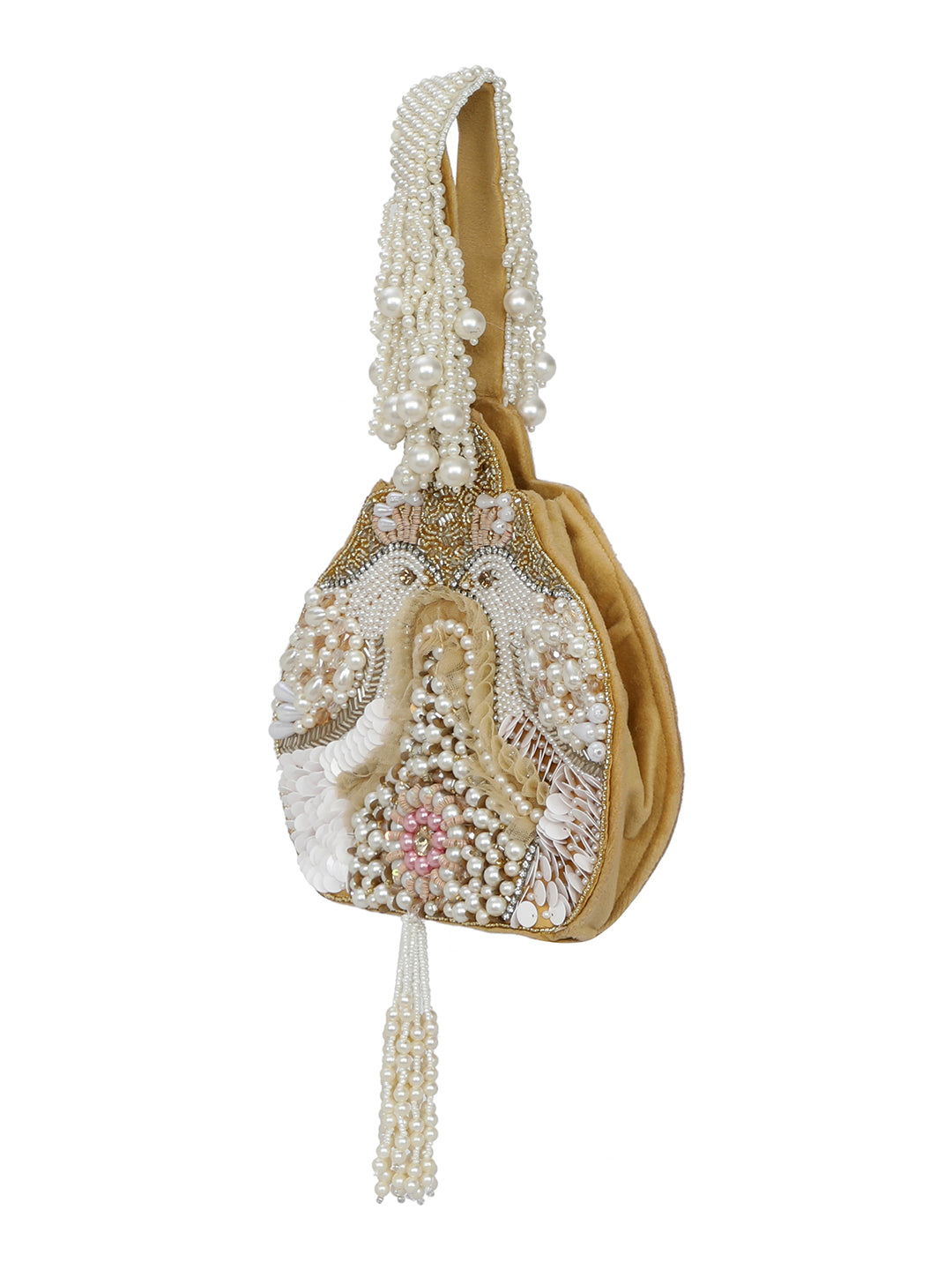 NR By Nidhi Rathi Embroidered Potli Clutch