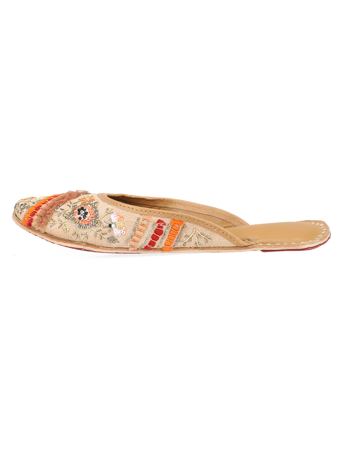 NR By Nidhi Rathi Embellished Ethnic Mules