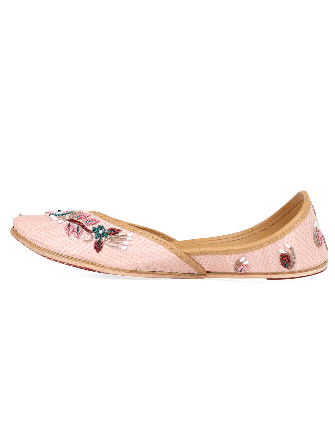 NR By Nidhi Rathi Embellished Square Toe Ethnic Mojaris