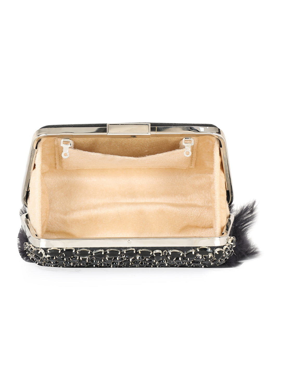 NR By Nidhi Rathi Embellished Box Clutch