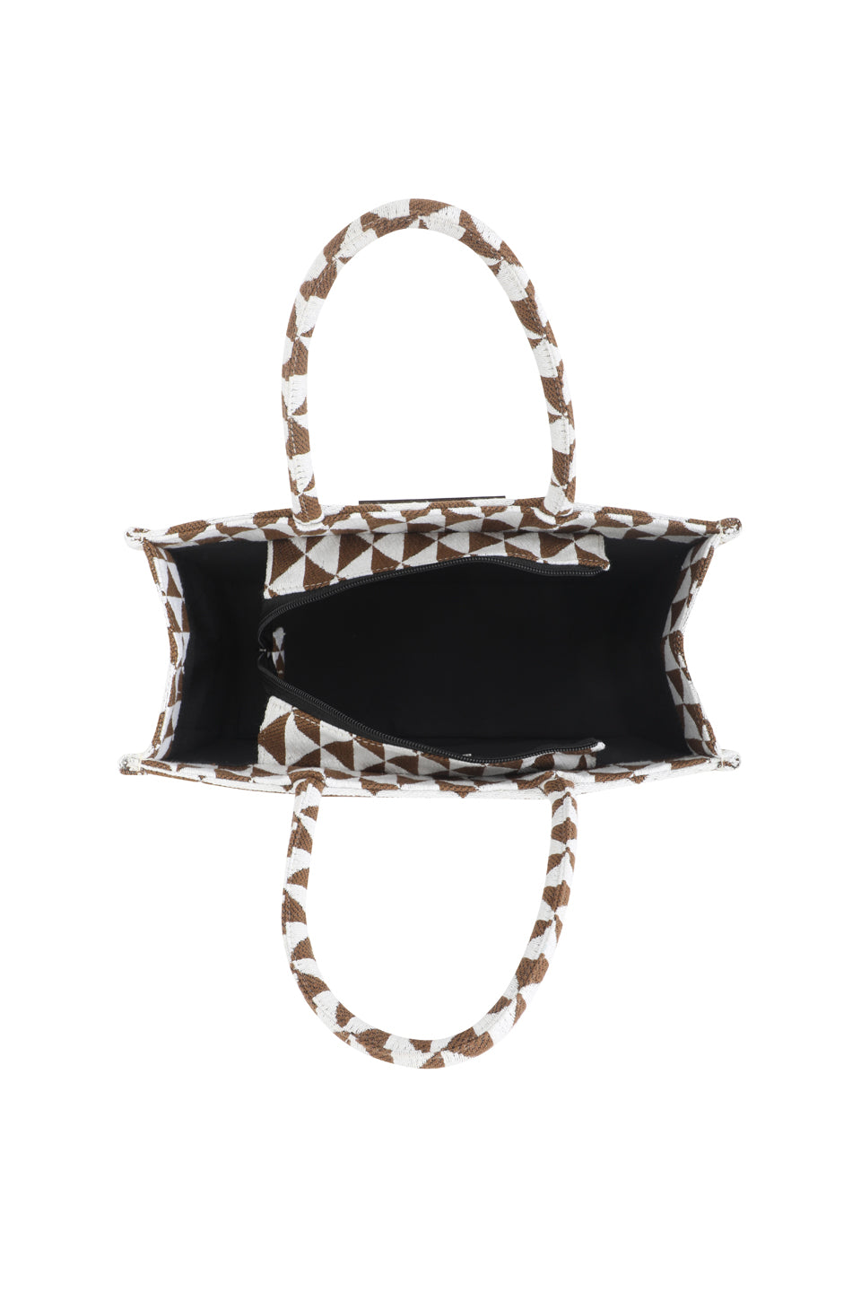 NR By Nidhi Rathi Geometric Printed Structured Handheld Bag