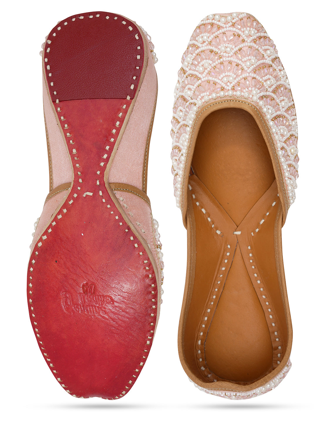 NR By Nidhi Rathi Women embroidered Mojaris Flats