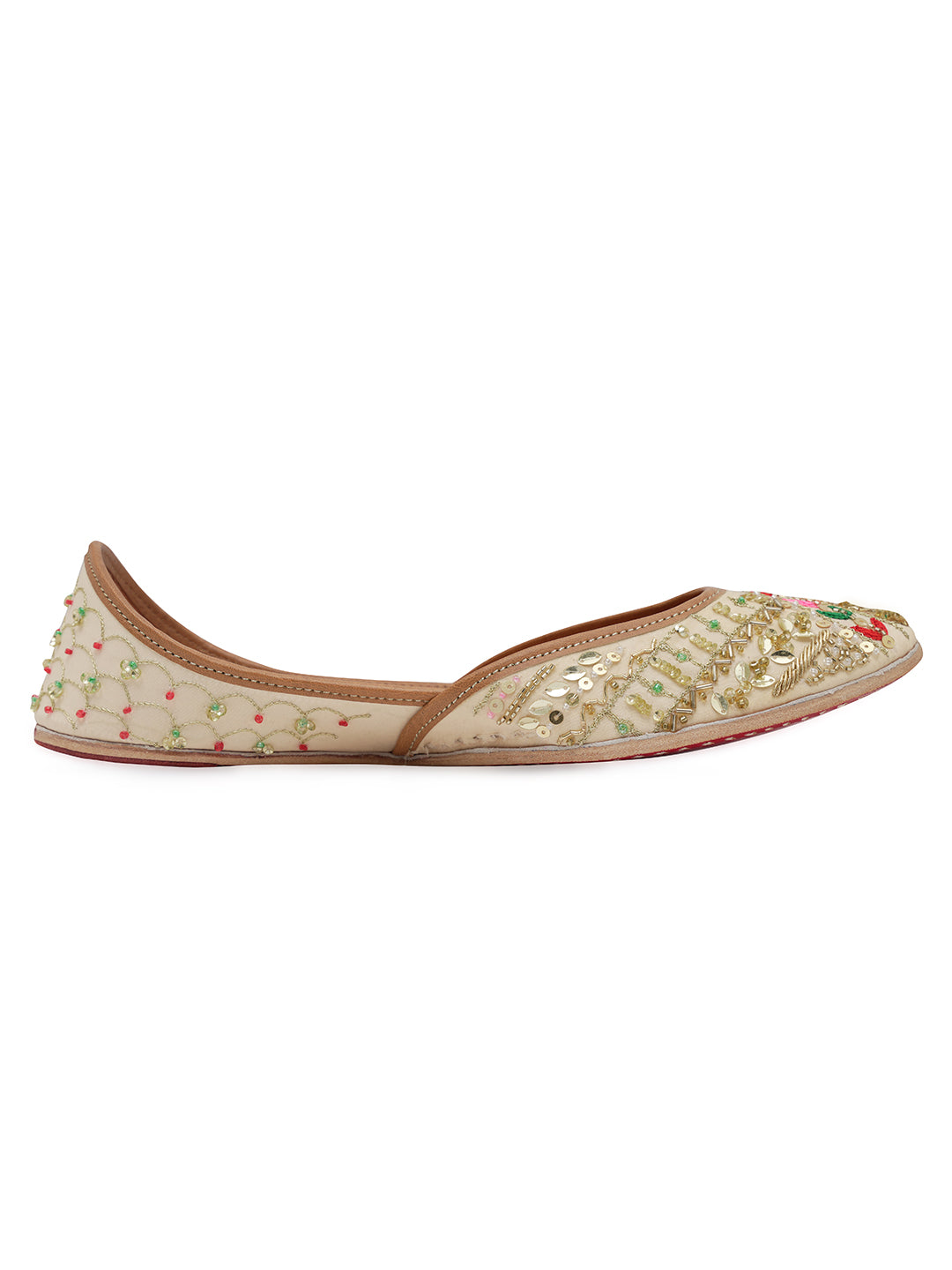 NR By Nidhi Rathi Women embroidered Mojaris Flats