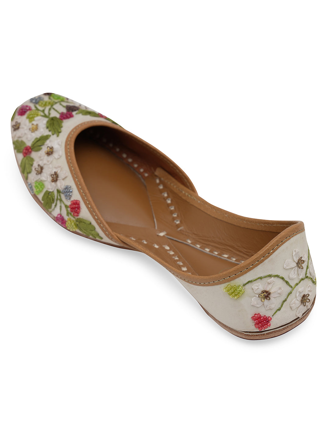 NR By Nidhi Rathi Women embroidered Mojaris Flats