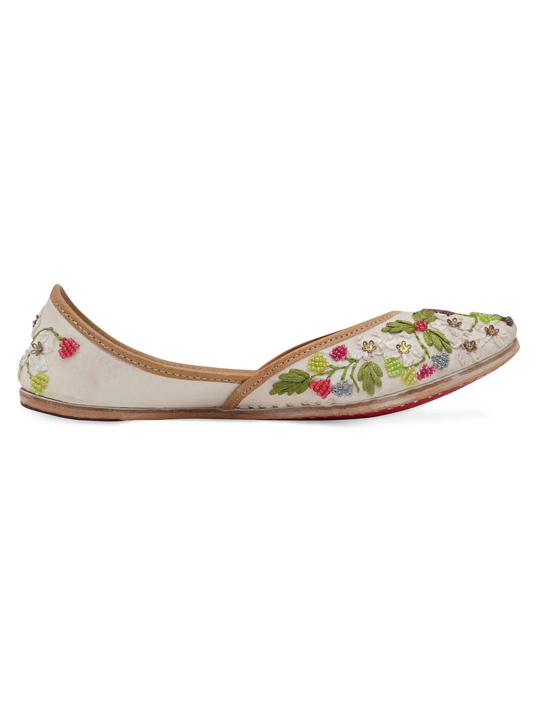 NR By Nidhi Rathi Women embroidered Mojaris Flats