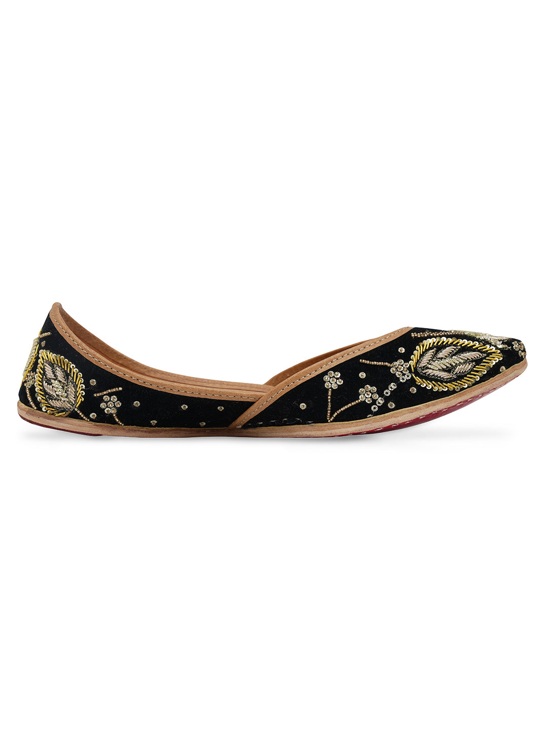 NR By Nidhi Rathi Women embroidered Mojaris Flats