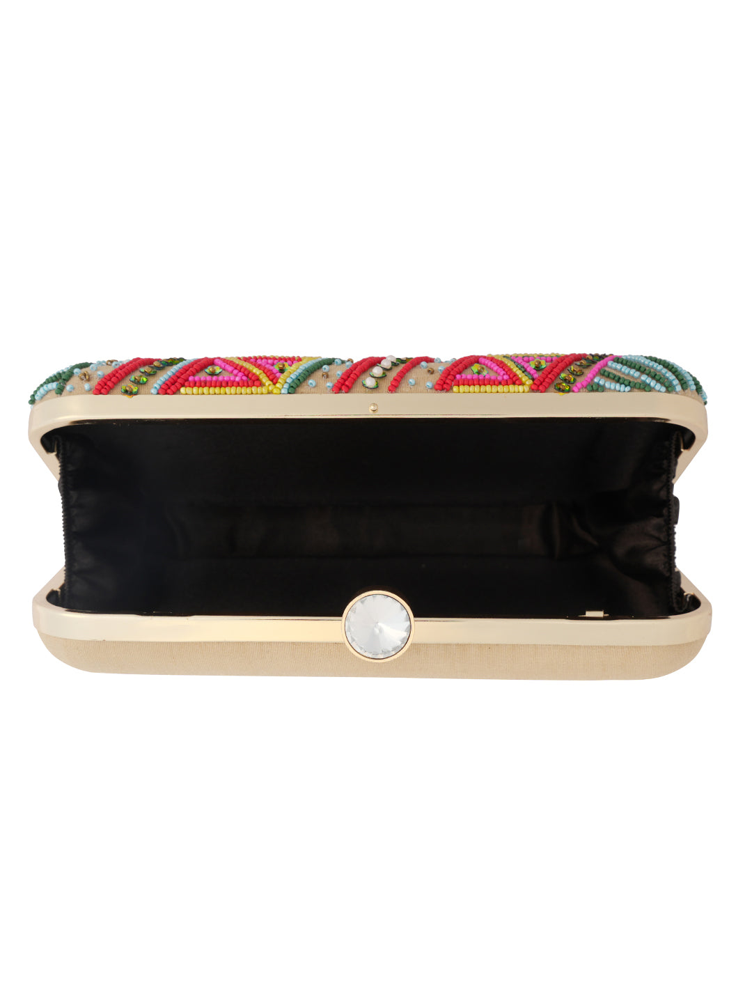 Multicolour Clutch Bag