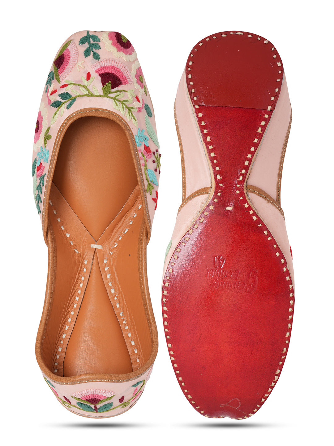 NR By Nidhi Rathi Women Embroidered Mojaris Flats