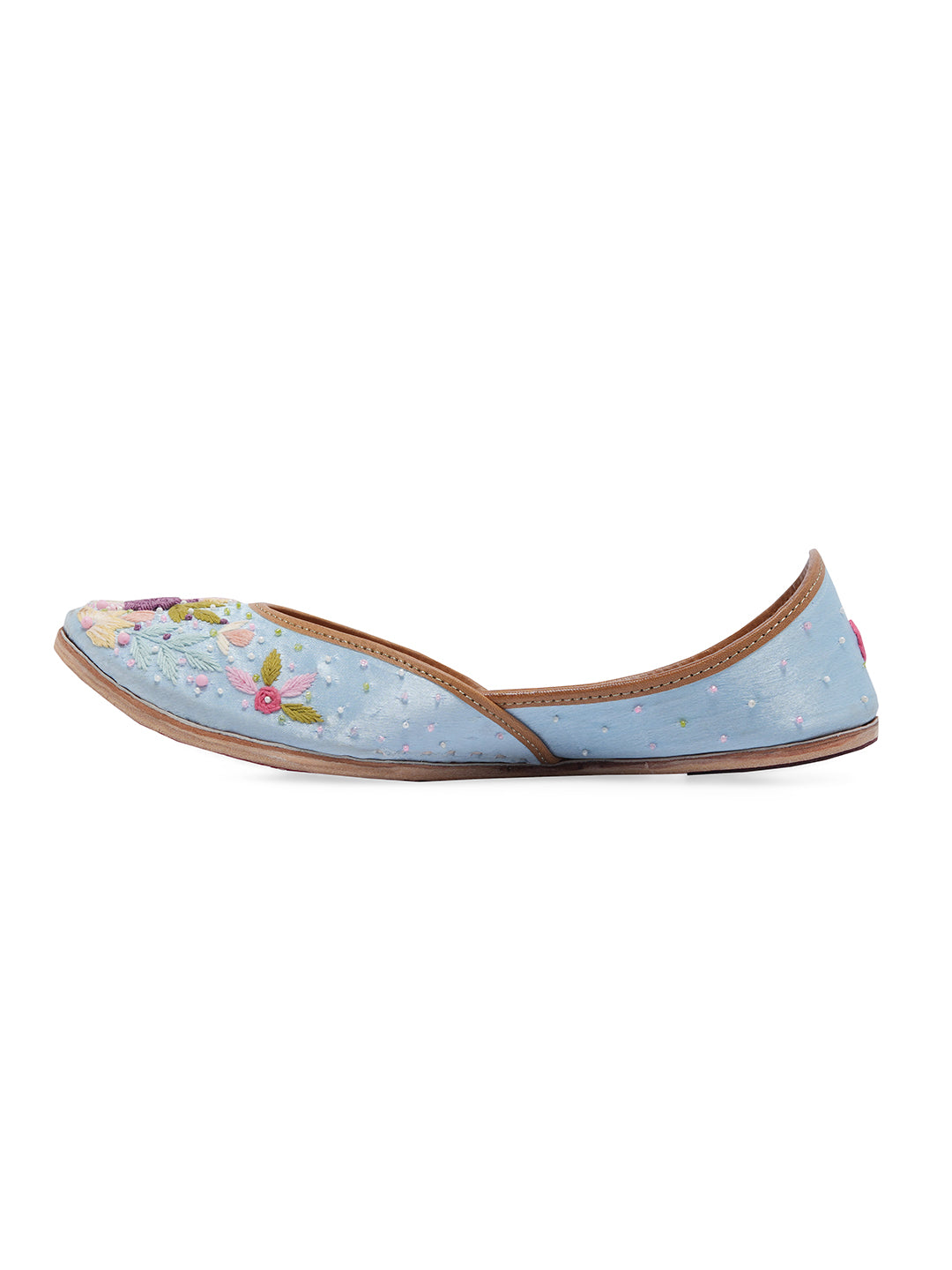 NR By Nidhi Rathi Women Embroidered Mojaris Flats