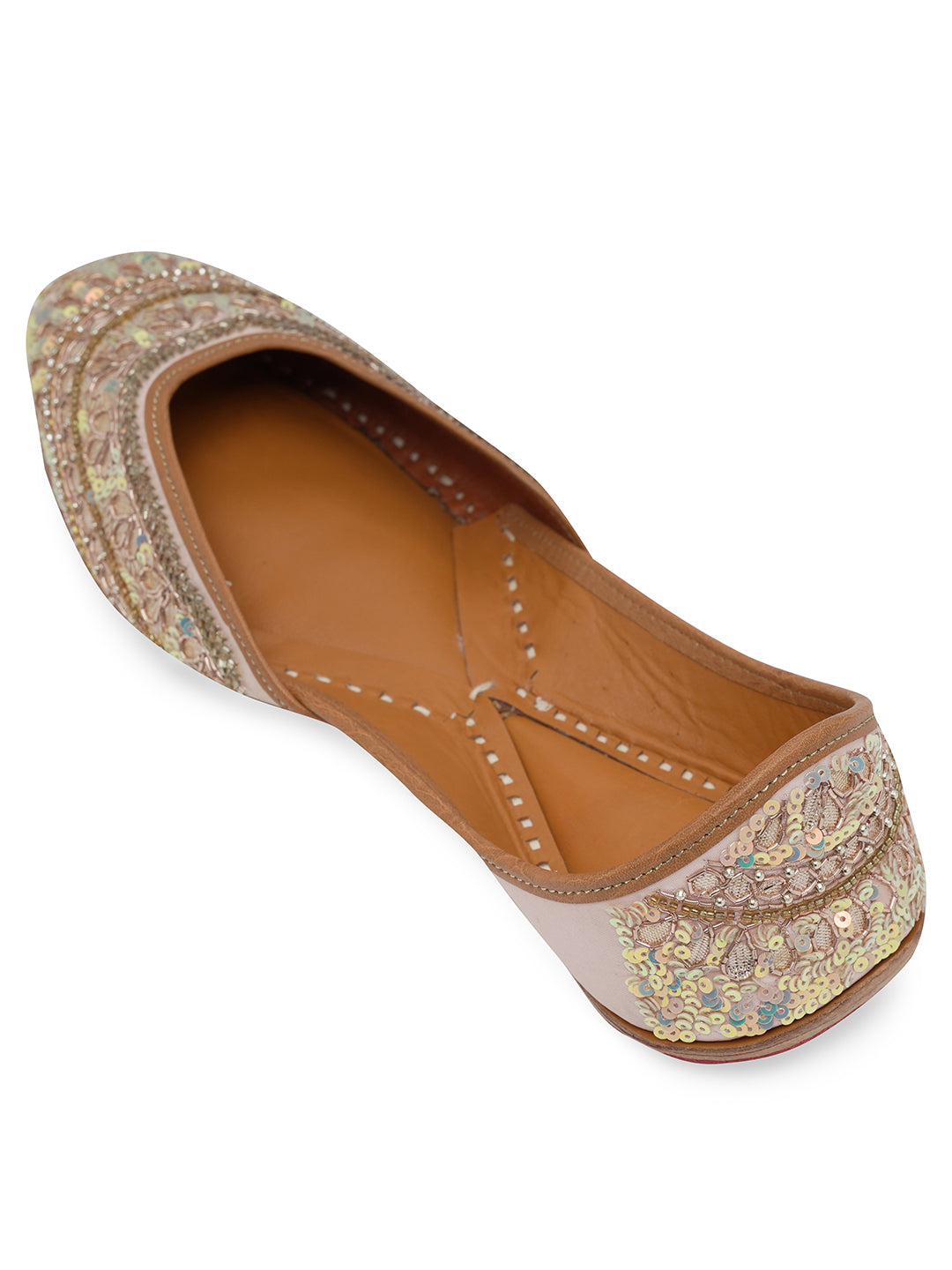 NR By Nidhi Rathi Women embroidered Mojaris Flats