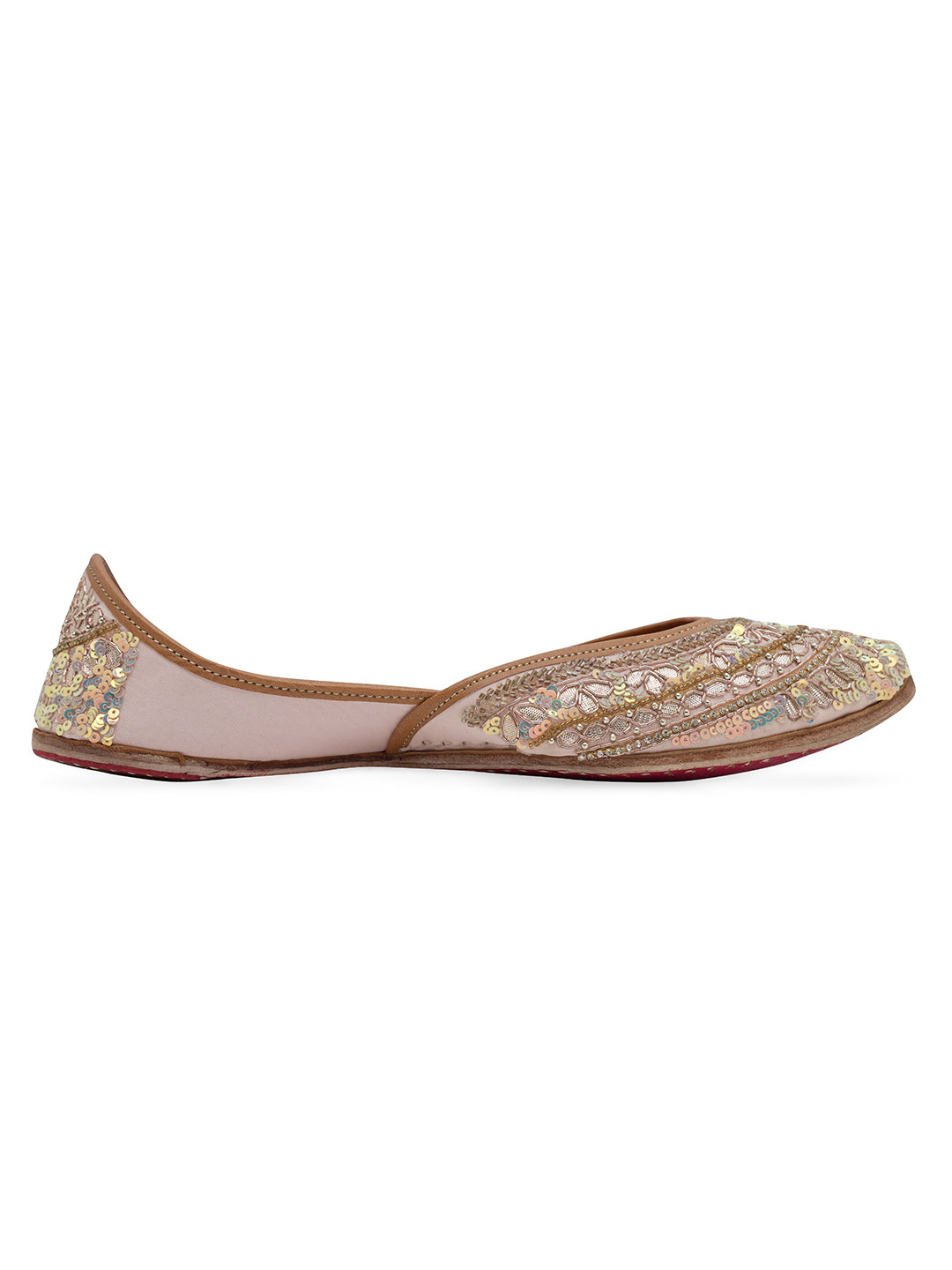 NR By Nidhi Rathi Women embroidered Mojaris Flats