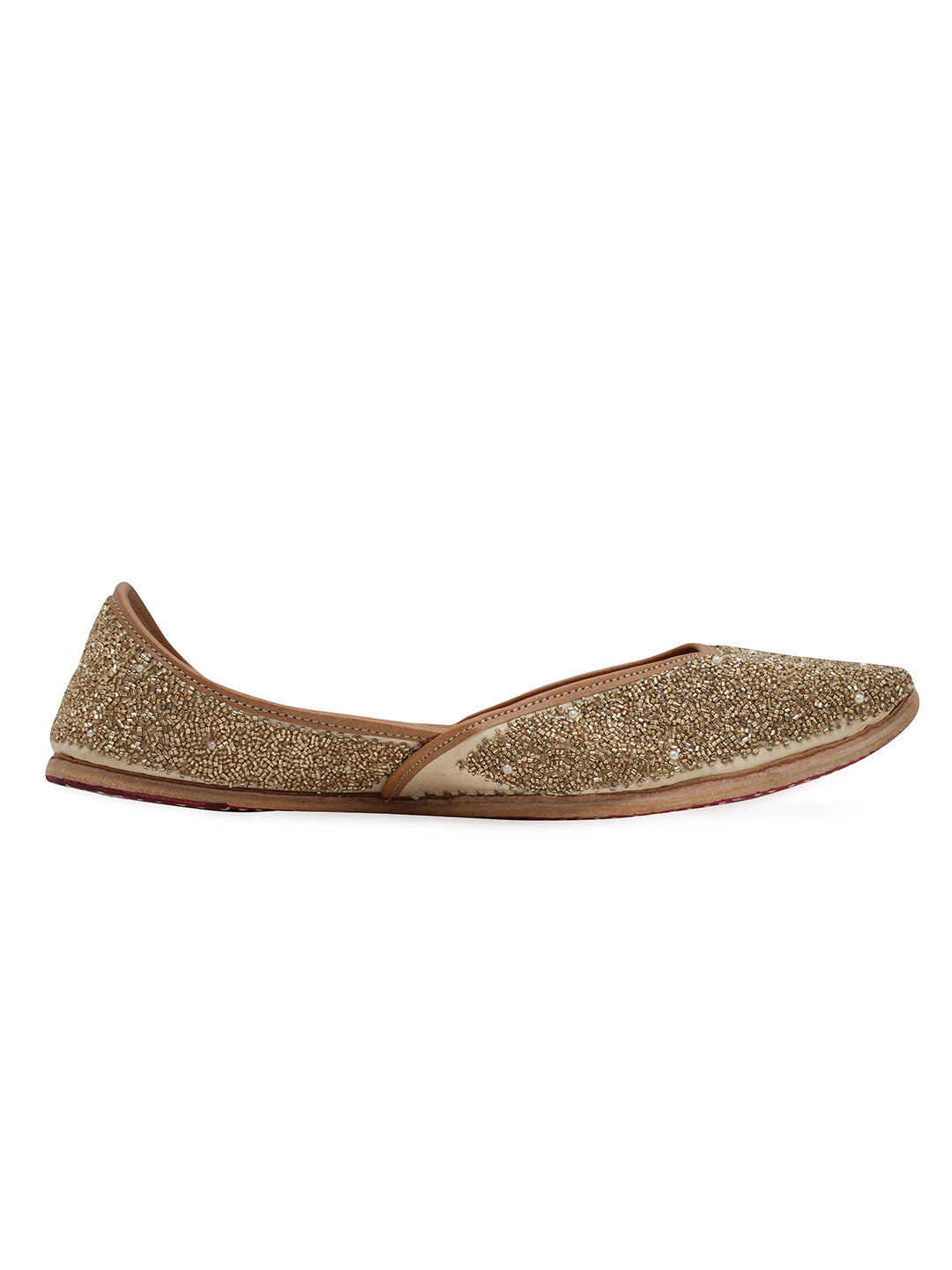 NR By Nidhi Rathi Women embroidered Mojaris Flats