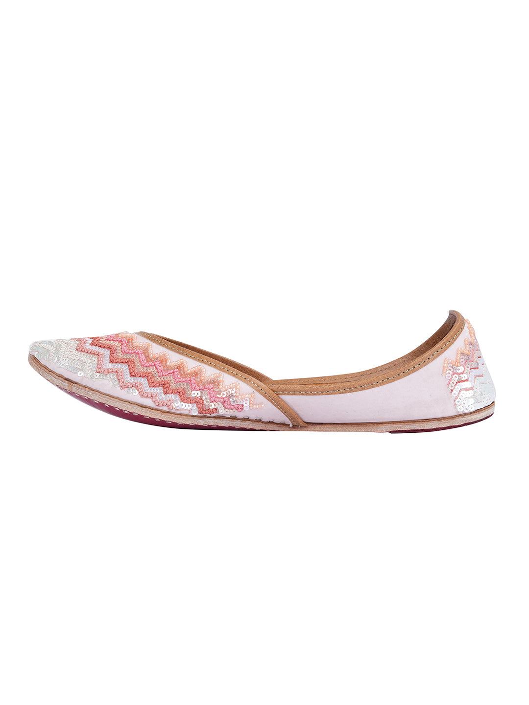 NR By Nidhi Rathi Women Embroidered Mojaris Flats